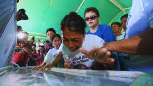 christine silawans mother distraught over her daughters casket crying and wailing for answers